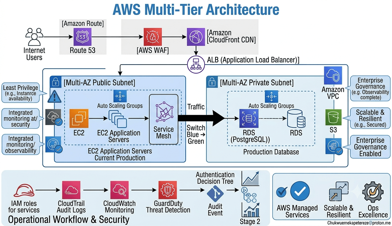 AWS Secure Multi-Tier Infrastructure